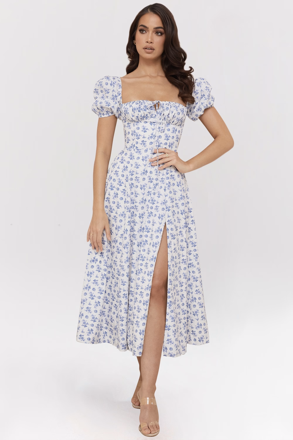 Vestido Midi | Romance à Beira-Mar